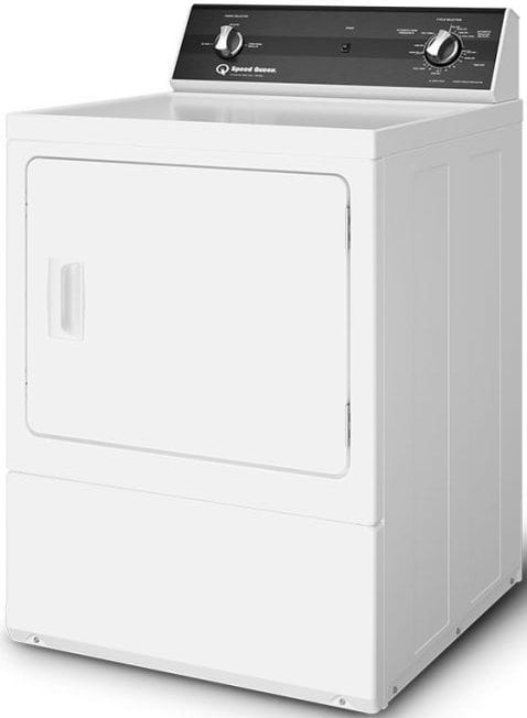 Speed Queen® DR3 7.0 Cu. Ft. White Front Load Gas Dryer 2