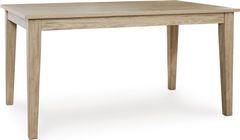 Signature Design by Ashley® Gleanville Light Brown Dining Table