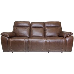 Cheers Nolan Leather Power Reclining Sofa w/ Power Headrest