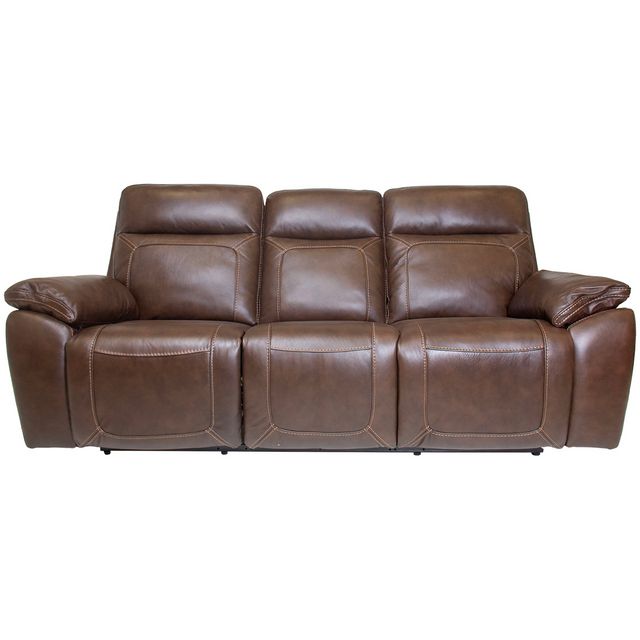 Cheers Nolan Leather Power Reclining Sofa w/ Power Headrest-0