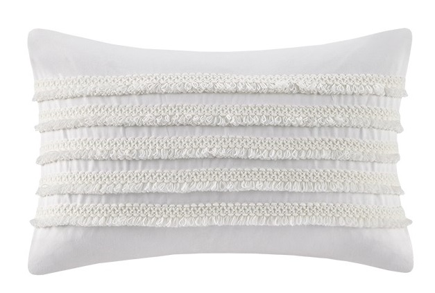 White best sale oblong pillow