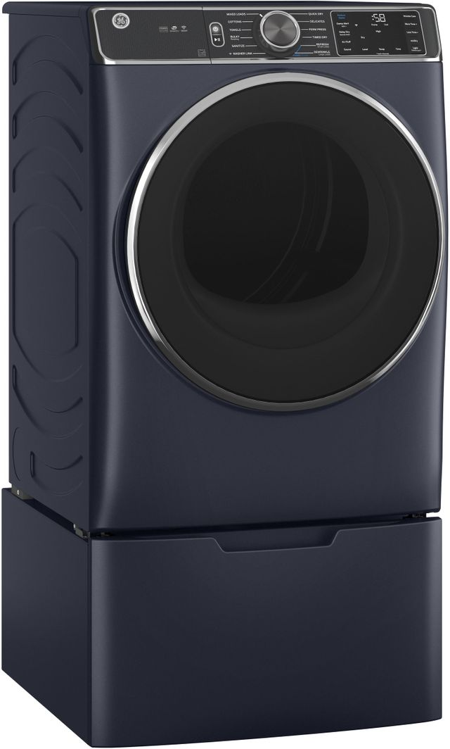 GE® 7.8 Cu. Ft. Sapphire Blue Smart Front Load Gas Dryer (S/D AR981511) 4