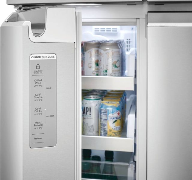 Frigidaire Gallery® 21.5 Cu. Ft. Smudge-Proof® Stainless Steel Counter Depth French Door Refrigerator 7