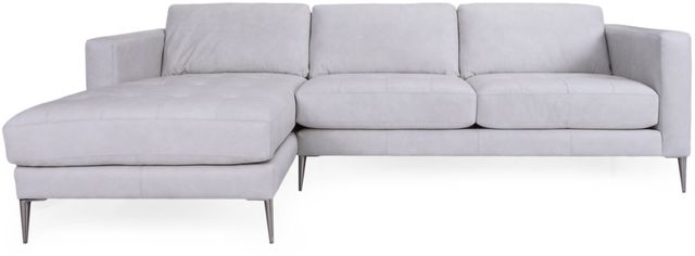 Decor-Rest® Furniture LTD 3795 White 2 Piece Chaise Sectional 1