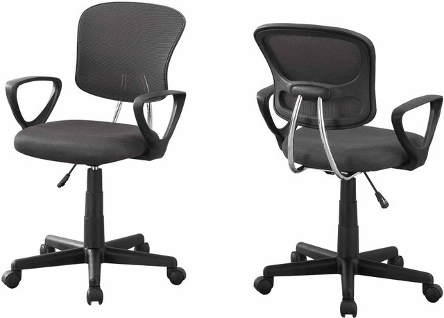 Monarch Specialties Inc. Grey Mesh Juvenile Multi Position Office Chair