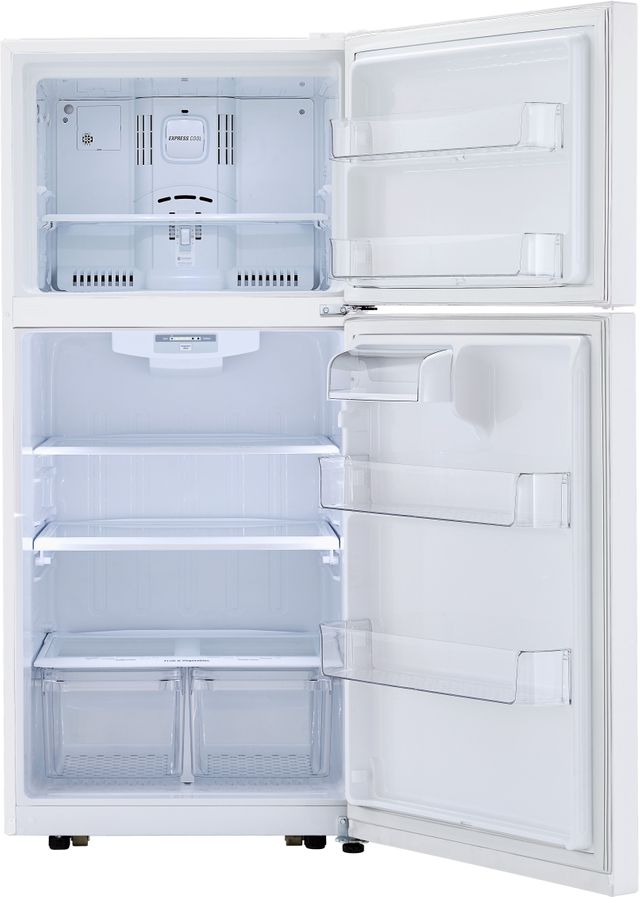LG 30 in. 20.2 Cu. Ft. Smooth White Top Freezer Refrigerator-2