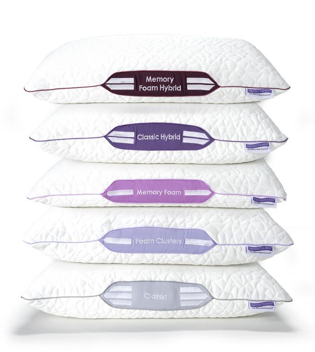 Protect-A-Bed® Therm-A-Sleep® White Snow Classic Queen Pillow 6