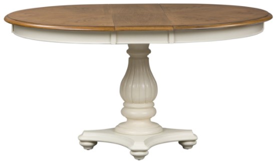 Liberty Furniture Cumberland Creek White Pedestal Table