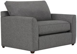 Kevin Charles Fine Upholstery® Asheville Hailey Gray Twin Sleeper Sofa