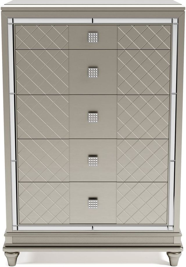 Signature Design by Ashley® Chevanna Platinum Chest of Drawers-1