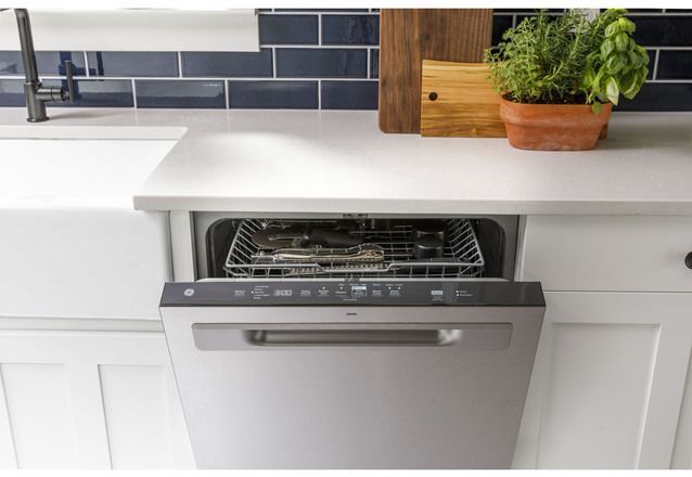 GE® 24" White Built-In Dishwasher 8