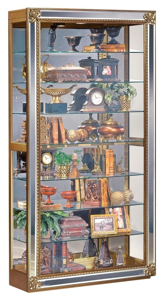 Philip Reinisch Co Reflection Gold Leaf Fine Art Picture Frame Curio Cabinet 0