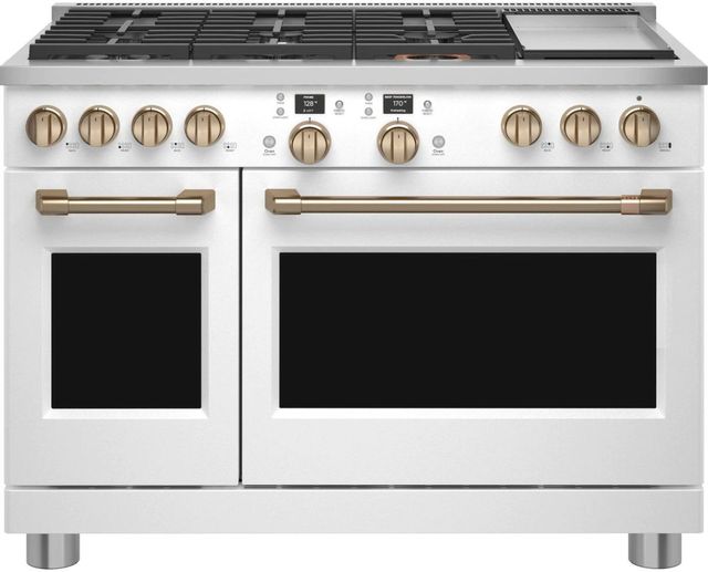 Café™ 48" Stainless Steel Professional Style Dual Fuel Range