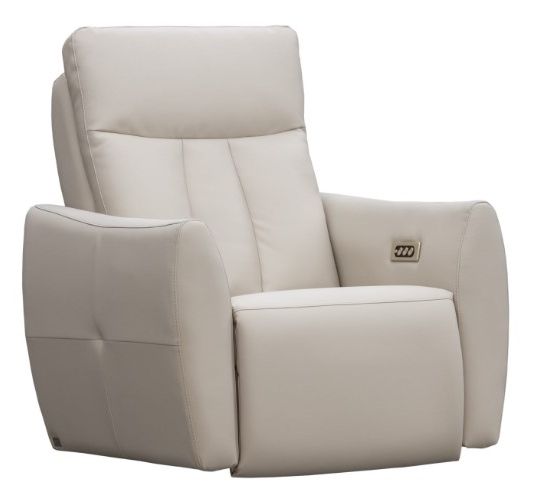 Elran Customizable Laurel Leather Power Recliner | McLellan BrandSource ...