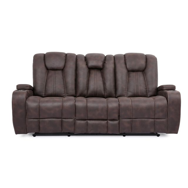 Cheers Travis Reclining Sofa with Drop Down Table-0