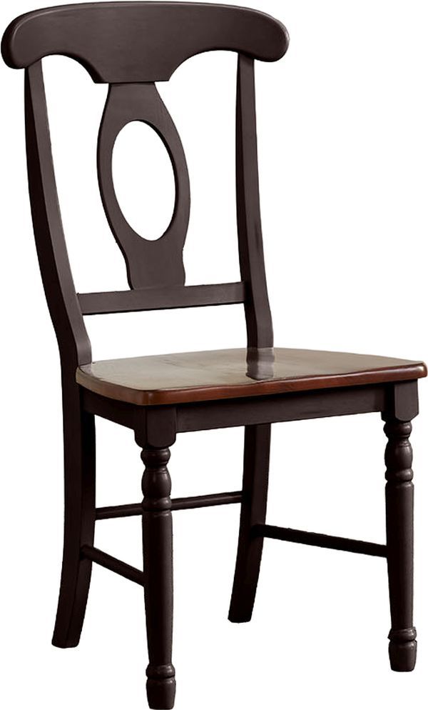 A-America® British Isles OB Napoleon Antique Oak/Black Side Chair