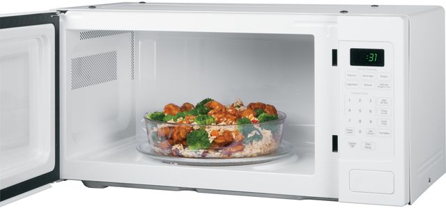 GE Profile™ 1.1 Cu. Ft. White Countertop Microwave-1