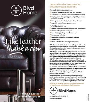 Fabric & Leather Warranty for Non-Power Furniture