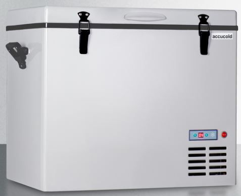 Summit® 1.9 Cu. Ft. Gray Portable Refrigerator/Freezer 1