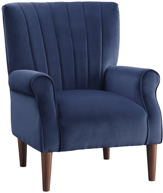 Homelegance® Urielle Navy Blue Accent Chair-2