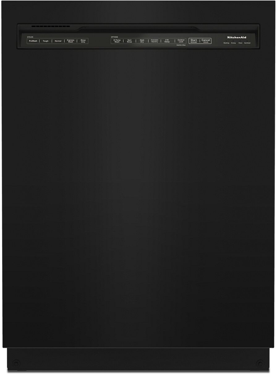KitchenAid® 24" Black Built In Dishwasher