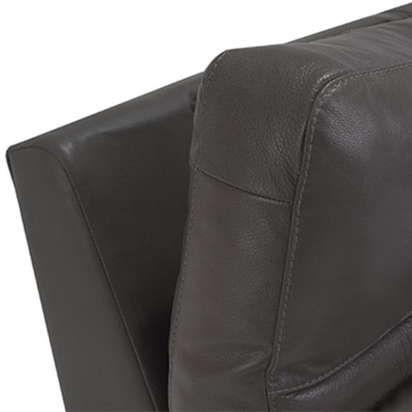 Palliser® Furniture Leo Gray Sofa Power Recliner with Power Headrest and Lumbar 3