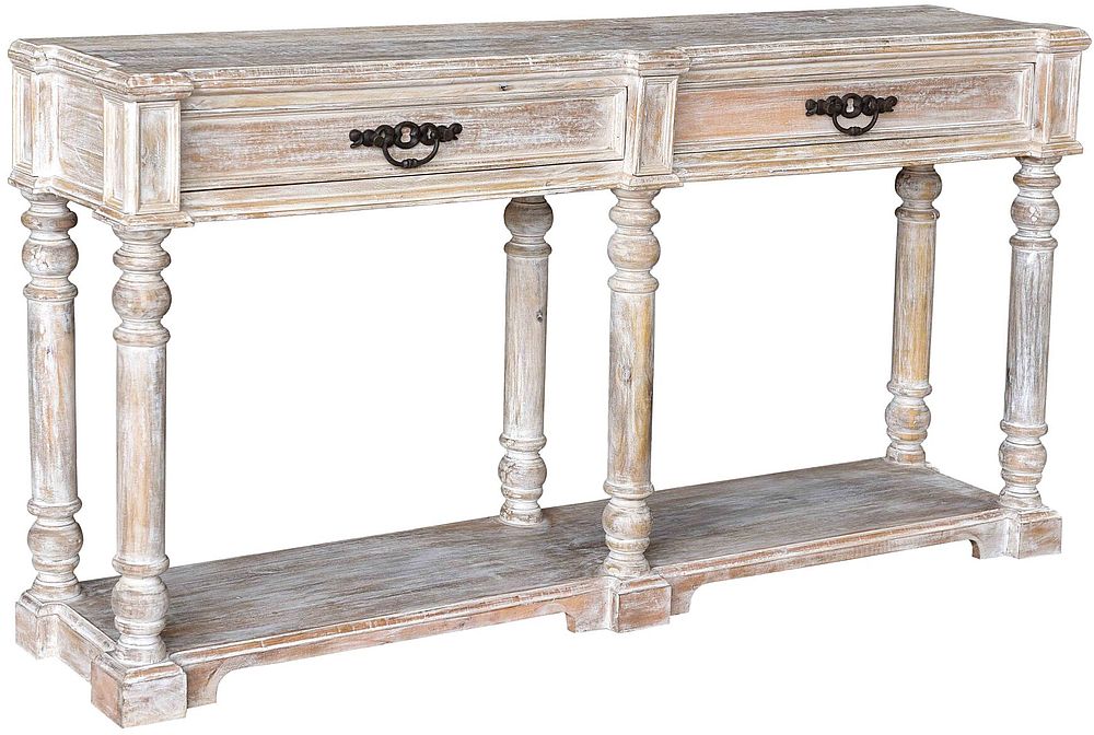 Crestview Collection Abbott Brown Console Table