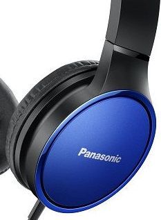 Panasonic® Lightweight Blue On-Ear Headphones 1