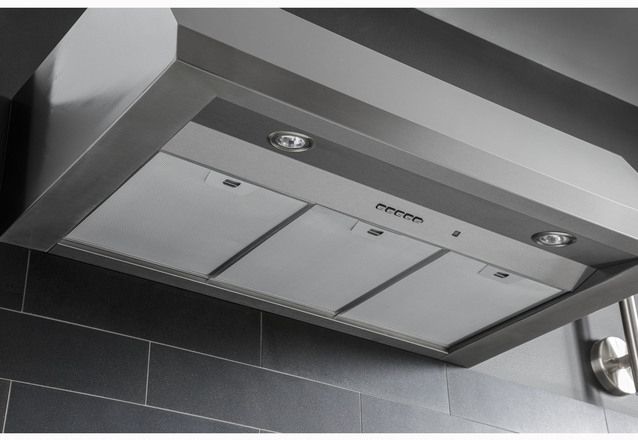 GE Profile™ 36" Stainless Steel Commercial Wall Mounted Range Hood-3