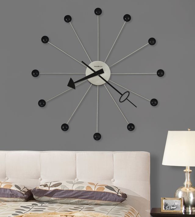 Howard Miller® Ball Clock II 42" Black Satin Wall Clock 2
