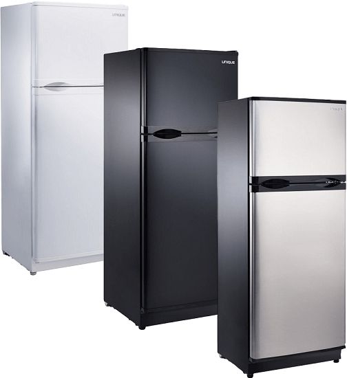 Unique® Appliances 10.3 Cu. Ft. White Counter Depth Freestanding Top Freezer Refrigerator 3