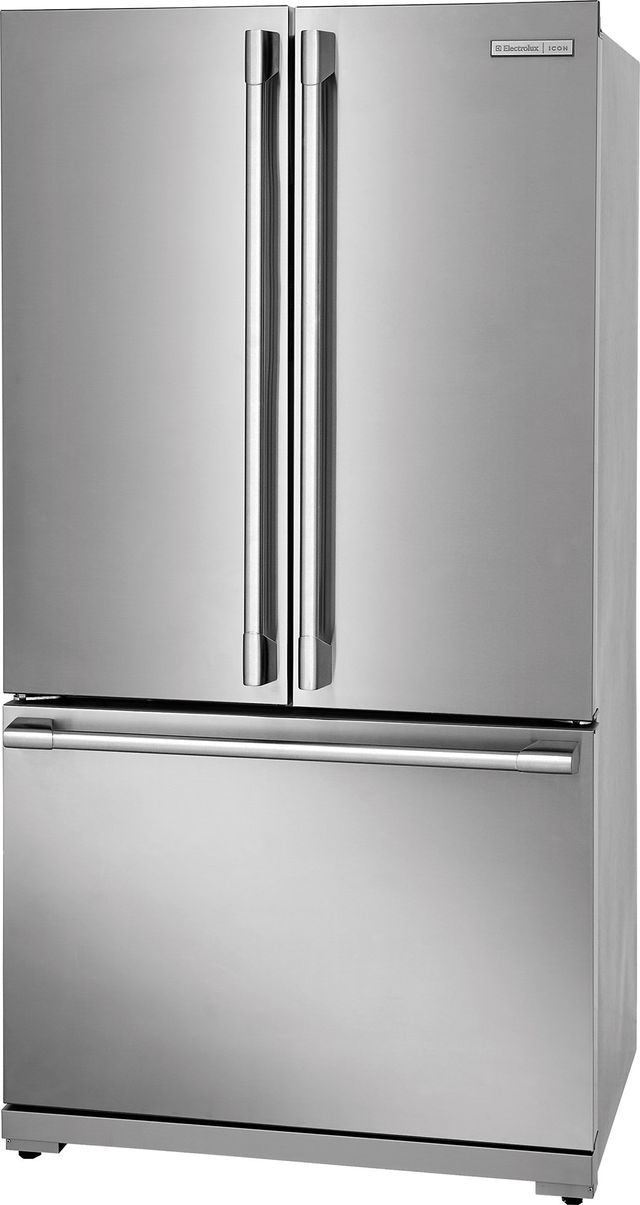 Electrolux ICON® Professional Series 22.28 Cu. Ft. Stainless Steel Counter Depth French Door Refrigerator 2