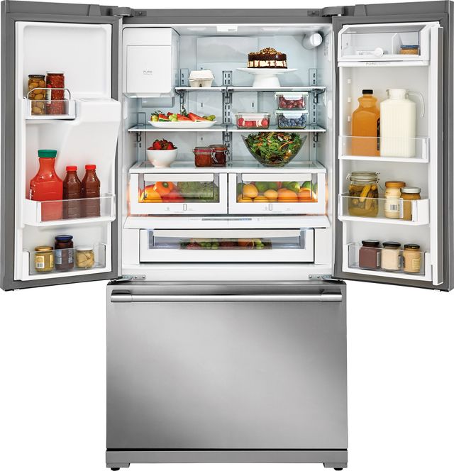 Electrolux ICON® Professional Series 21.47 Cu. Ft. Stainless Steel Counter Depth French Door Refrigerator 1