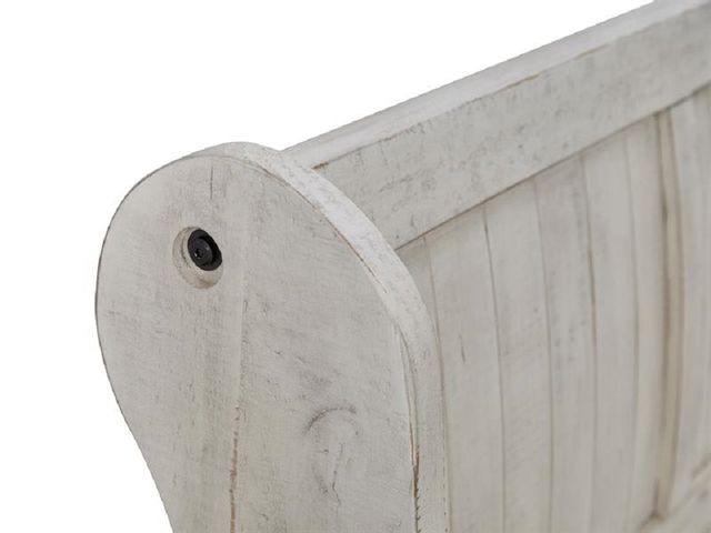Magnussen® Home Bellamy Alabaster Bench with Back 5