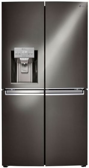 LG 29.9 Cu. Ft. French 4-Door Refrigerator-Black Stainless Steel 0