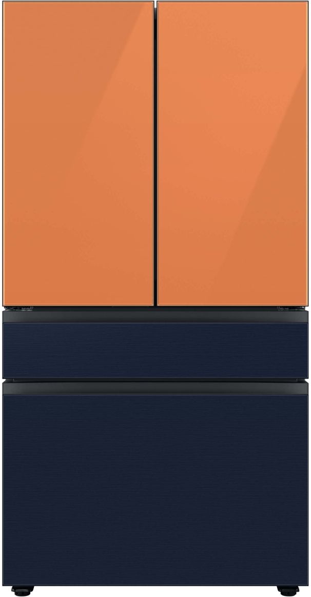 Samsung Bespoke 36" Navy Steel French Door Refrigerator Bottom Panel 12