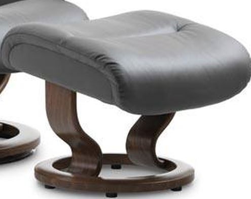 Stressless® by Ekornes® View Large Classic Base Recliner and Ottoman 2