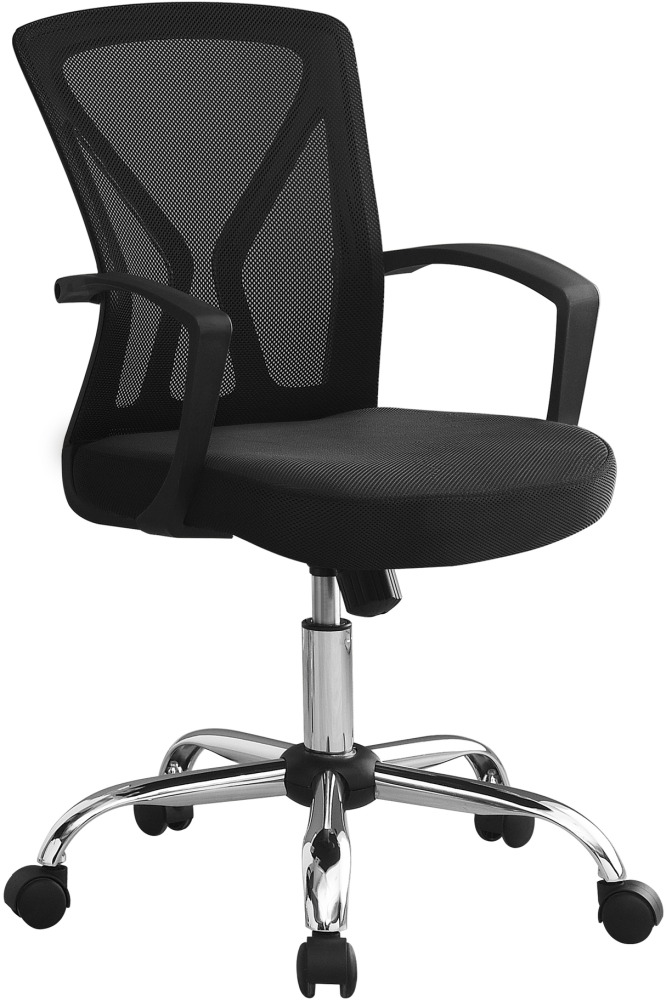 Monarch Specialties Inc. Black/Chrome Office Chair
