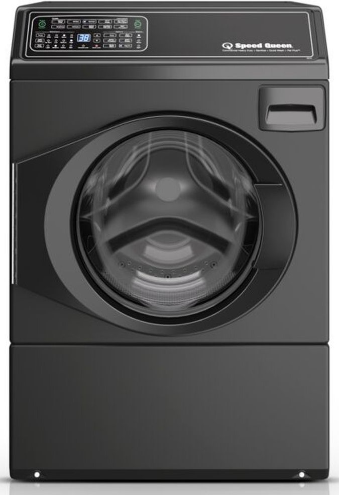 Speed Queen® FF7 3.5 Cu. Ft. Matte Black Front Load Washer 