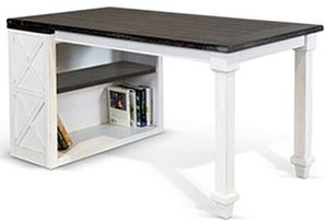 Sunny Designs™ European Cottage/Charcoal Gray Desk Return