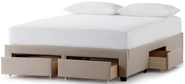 Malouf® Watson Charcoal Full Platform Bed Base 9