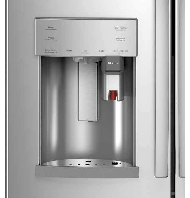GE Profile™ 22.1 Cu. Ft. Fingerprint Resistant Stainless Steel Counter Depth French Door Refrigerator 5