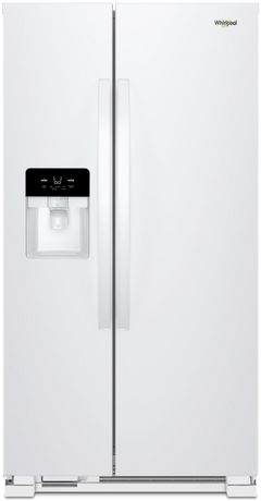 Réfrigérateur côte-à-côte de 33 po Whirlpool® de 21.4 pi³ - Blanc