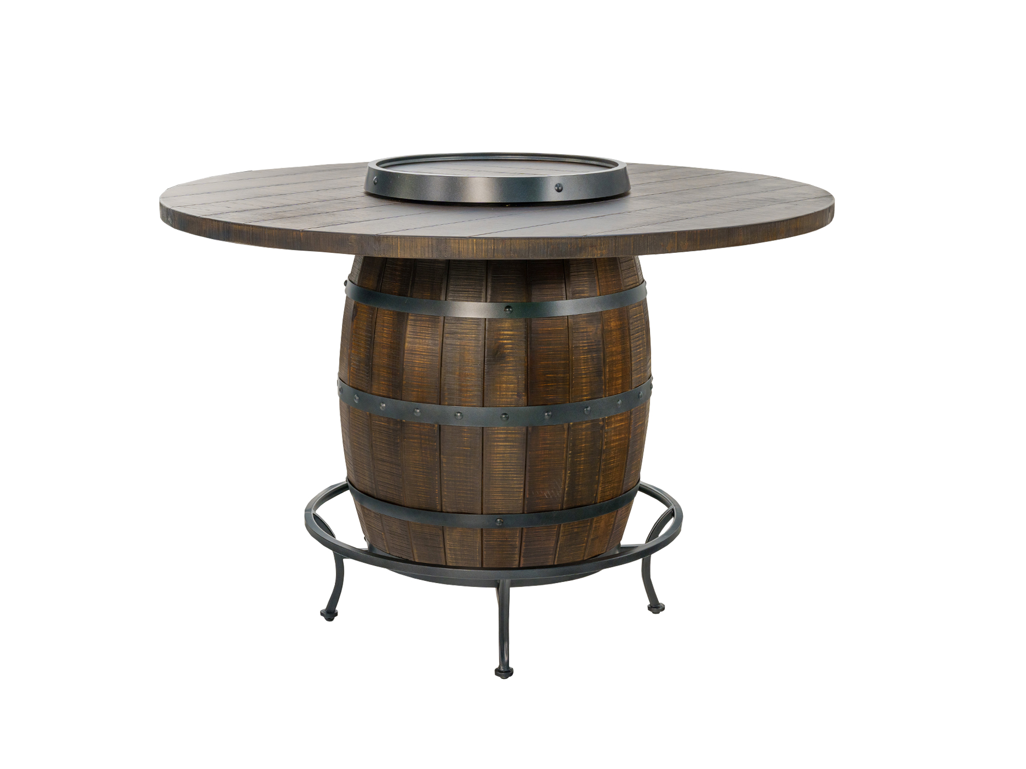 Barrel 54" Round Pub Table