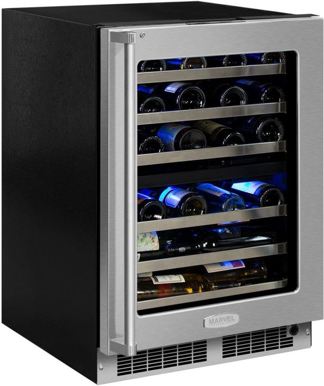Marvel Professional 4.9 Cu. Ft. Stainless Steel Wine Cooler
