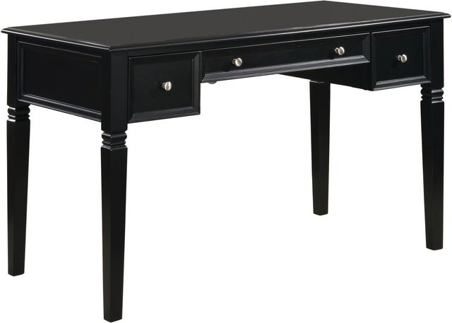Coaster® Constance Black Writing Desk With Power Outlet-0