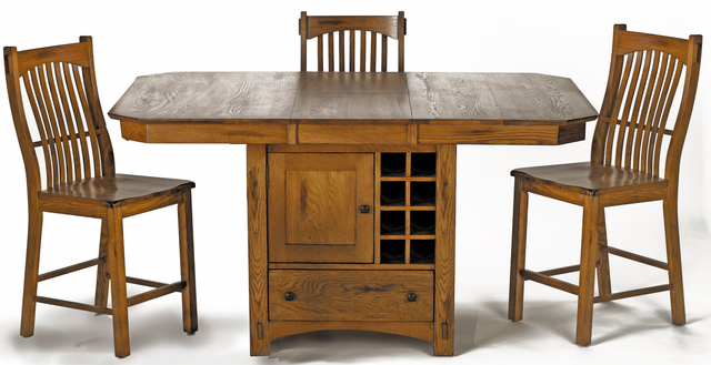 A-America® Laurelhurst Rustic Oak Gathering Table 1