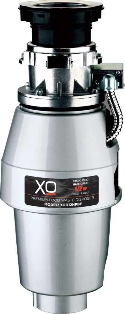 XO 0.5 HP Batch Feed Stainless Steel Garbage Disposer