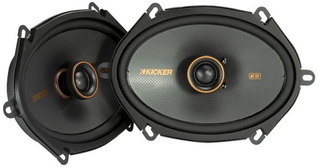 Kicker® KS Series KSC680 6" X 8" Black Car Speakers