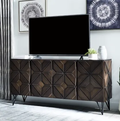 Signature Design by Ashley® Chasinfield 72" Dark Brown TV Stand 4
